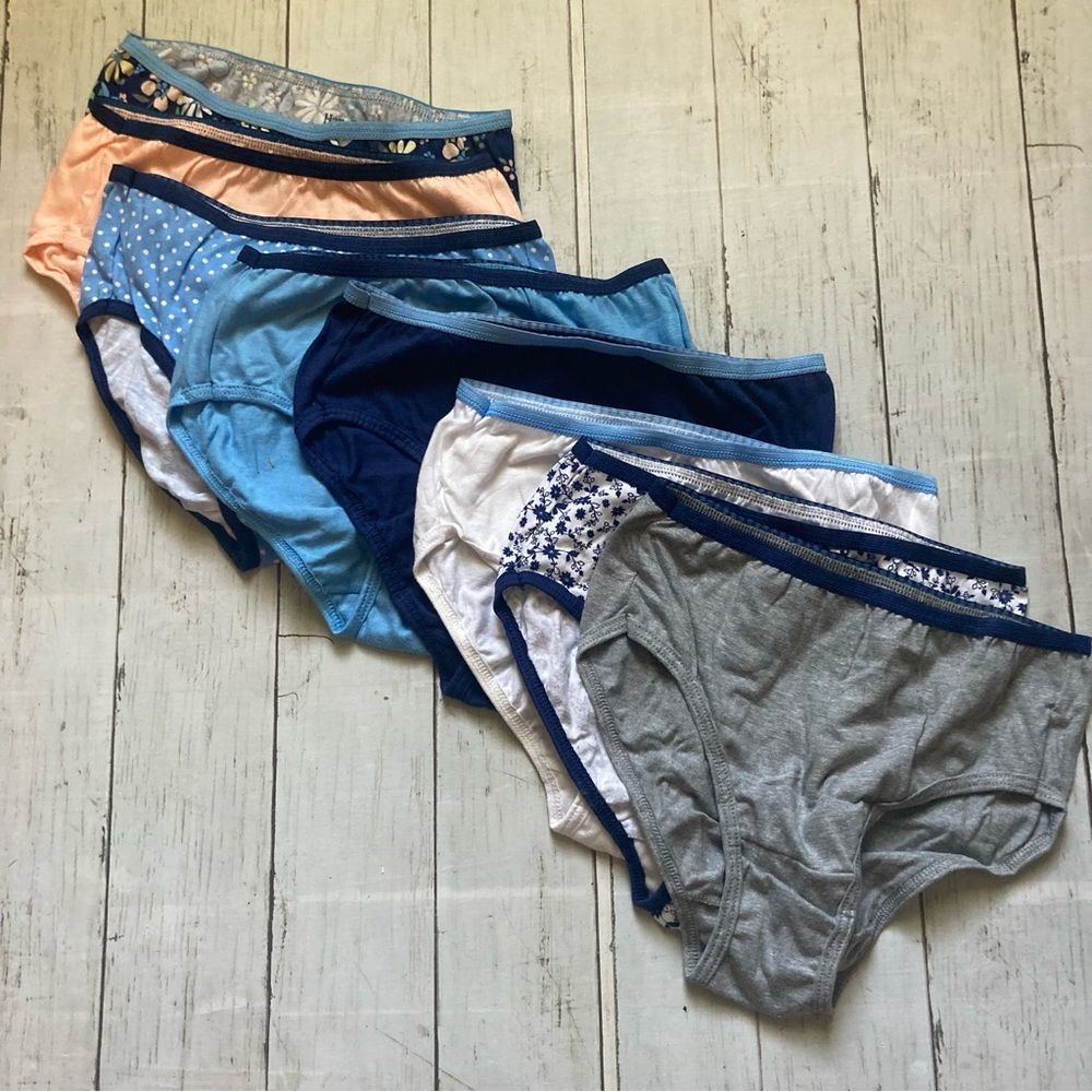 Hanes Girl's Size 12 Underwear Pack of 8 New